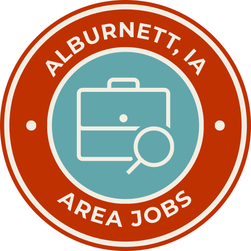 ALBURNETT, IA AREA JOBS logo